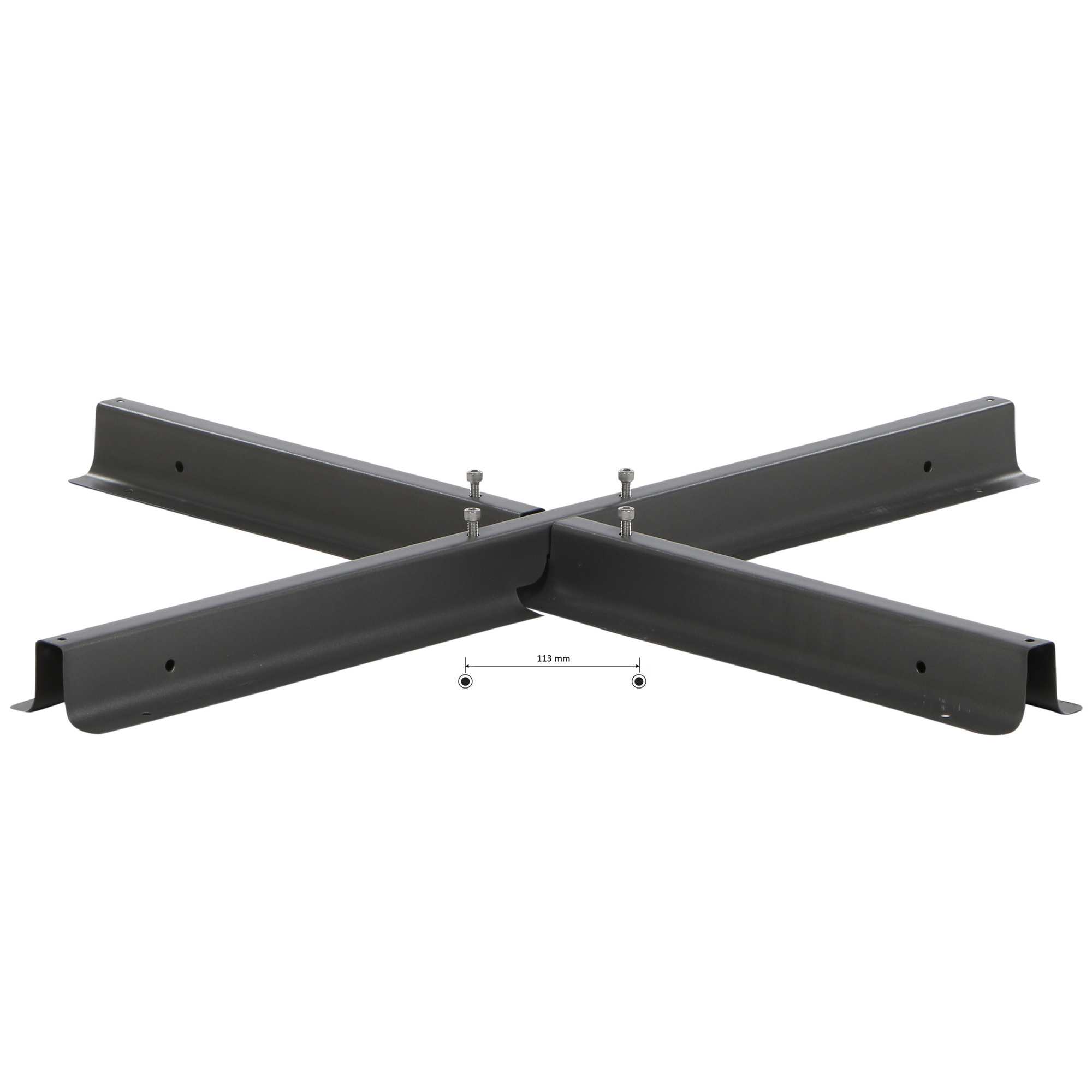 Schirmständer für Schirmmast mit Stahl 100 x 100 x 5,5 cm