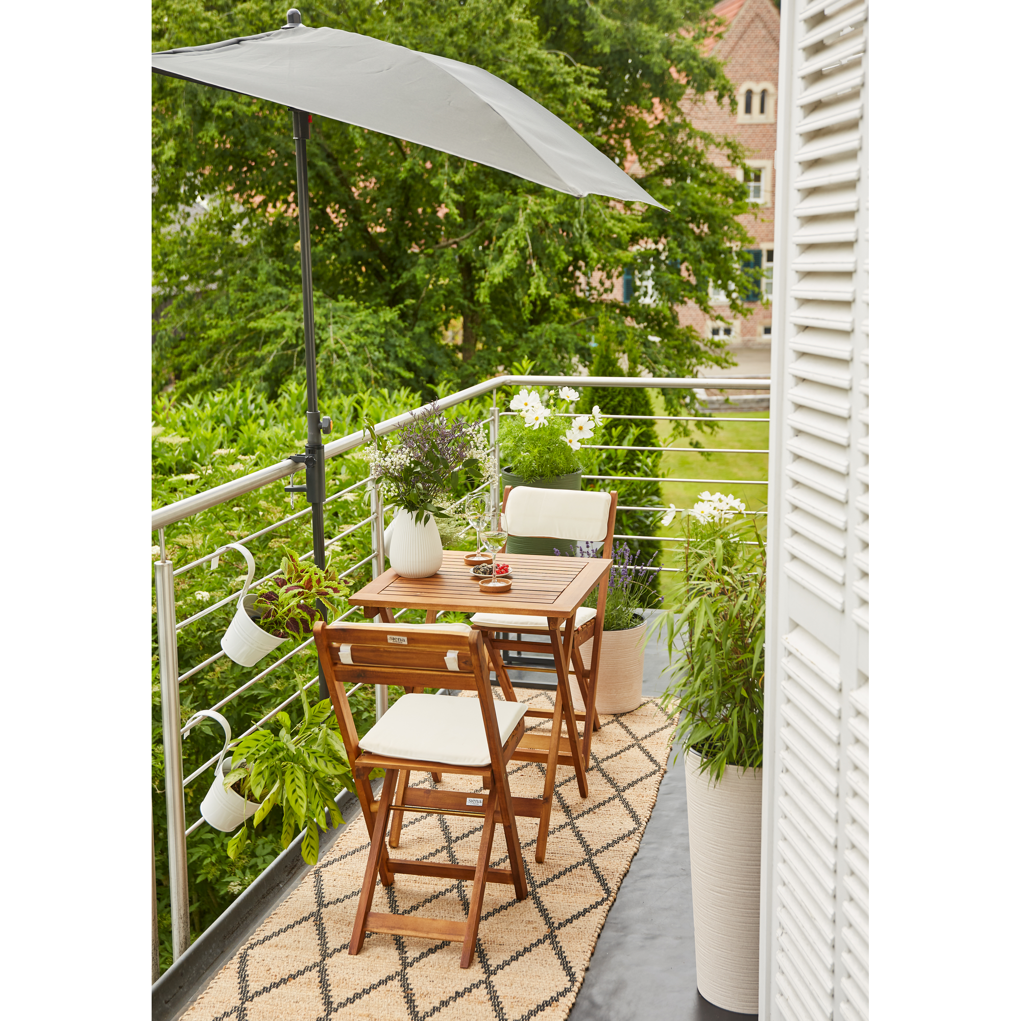 Balkonschirmklammer 'Avio' Stahl