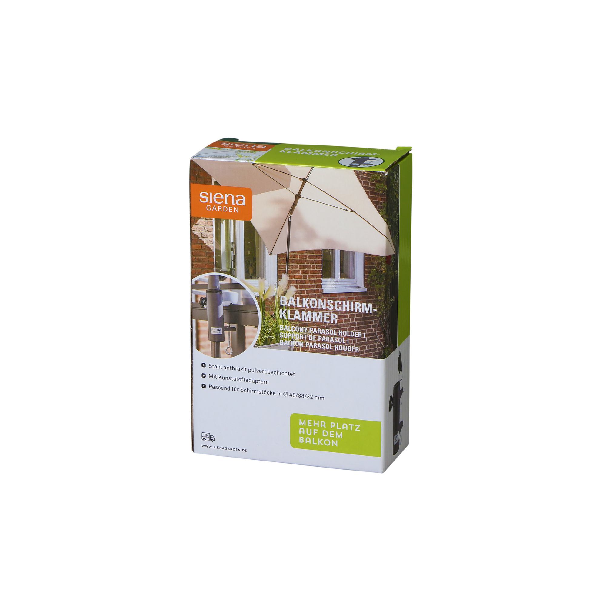 Balkonschirmklammer 'Avio' Stahl