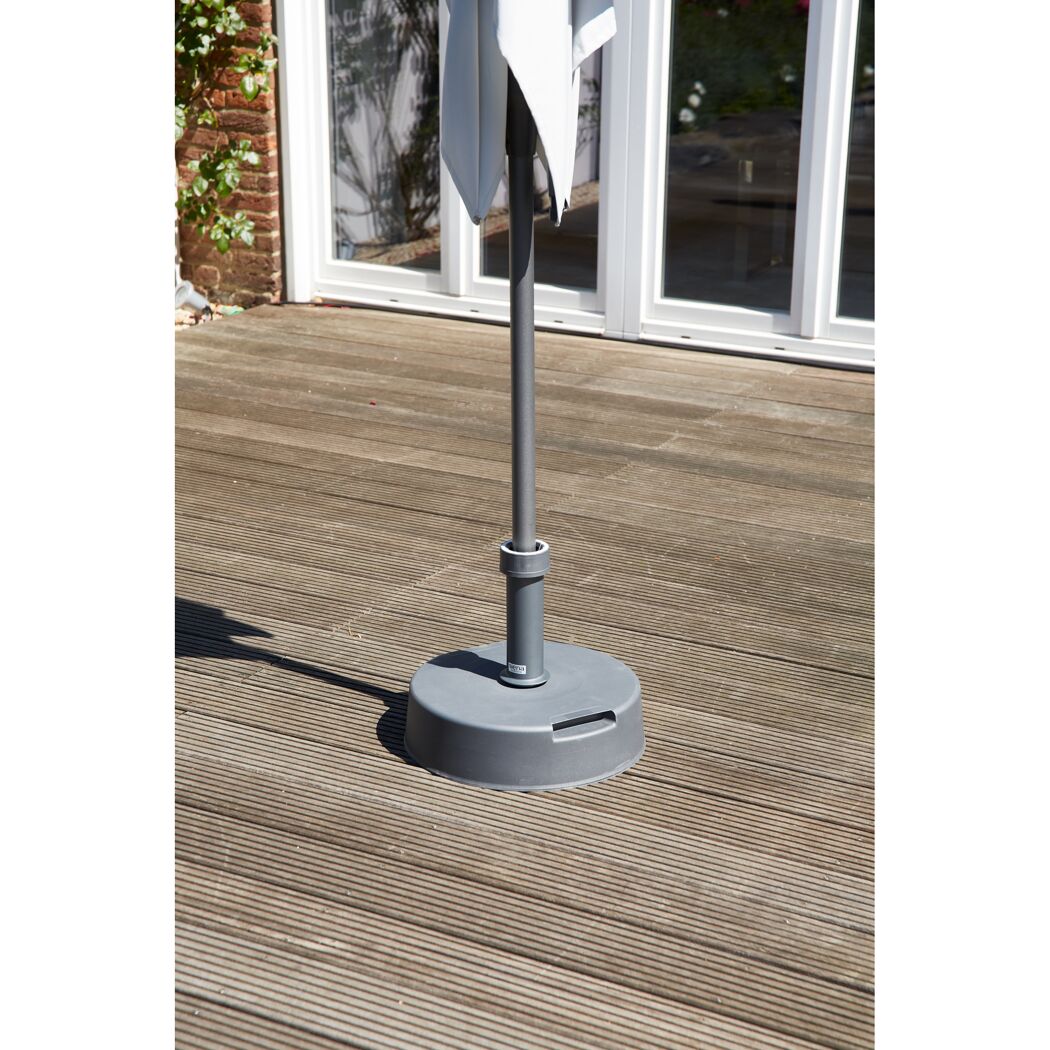 Schirmständer für Schirmmast mit Ø 19 - 38 mm Kunststoff 40 x 40 x 33 cm