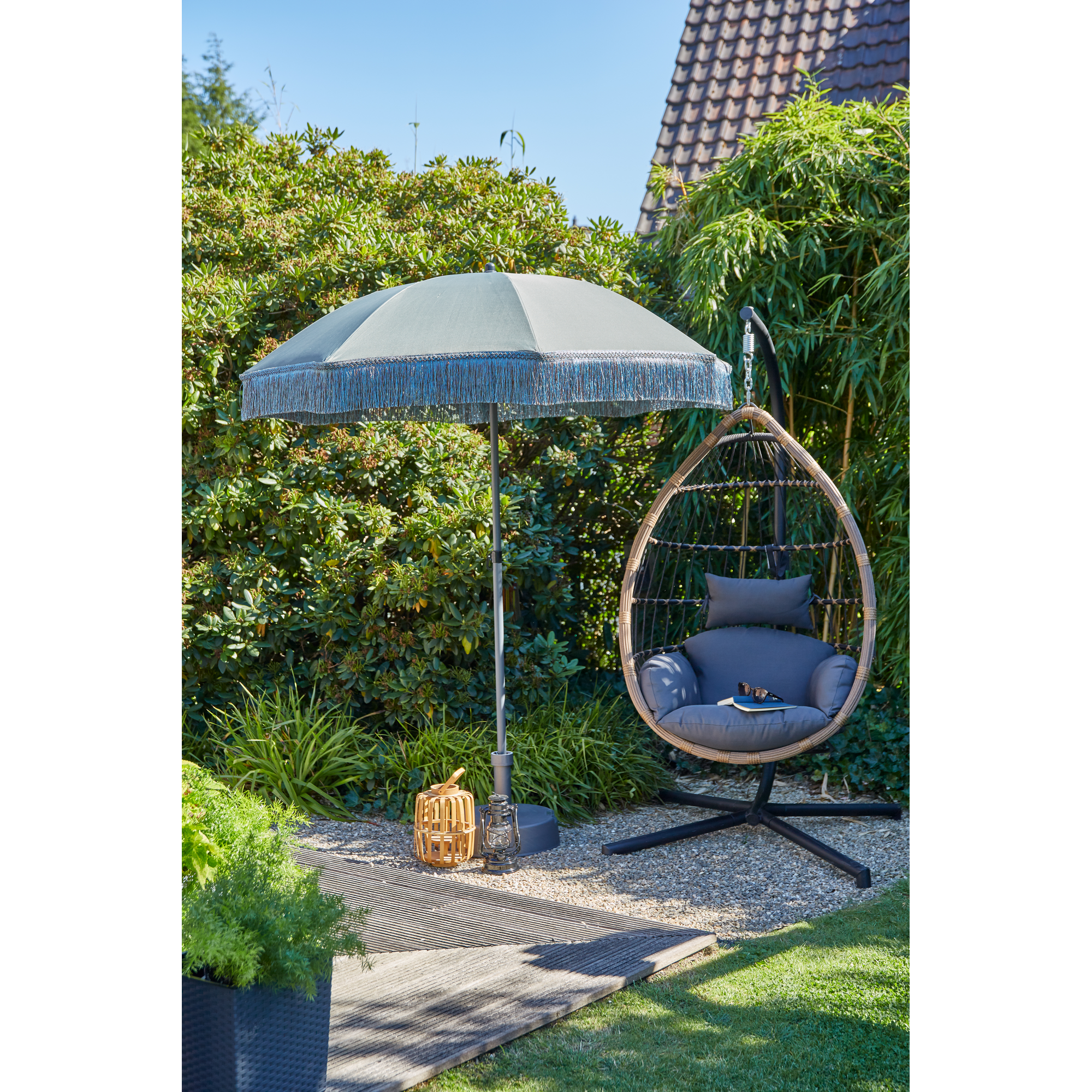 Schirmständer für Schirmmast mit 19 - 38 mm Kunststoff 40 x 40 x 33 cm