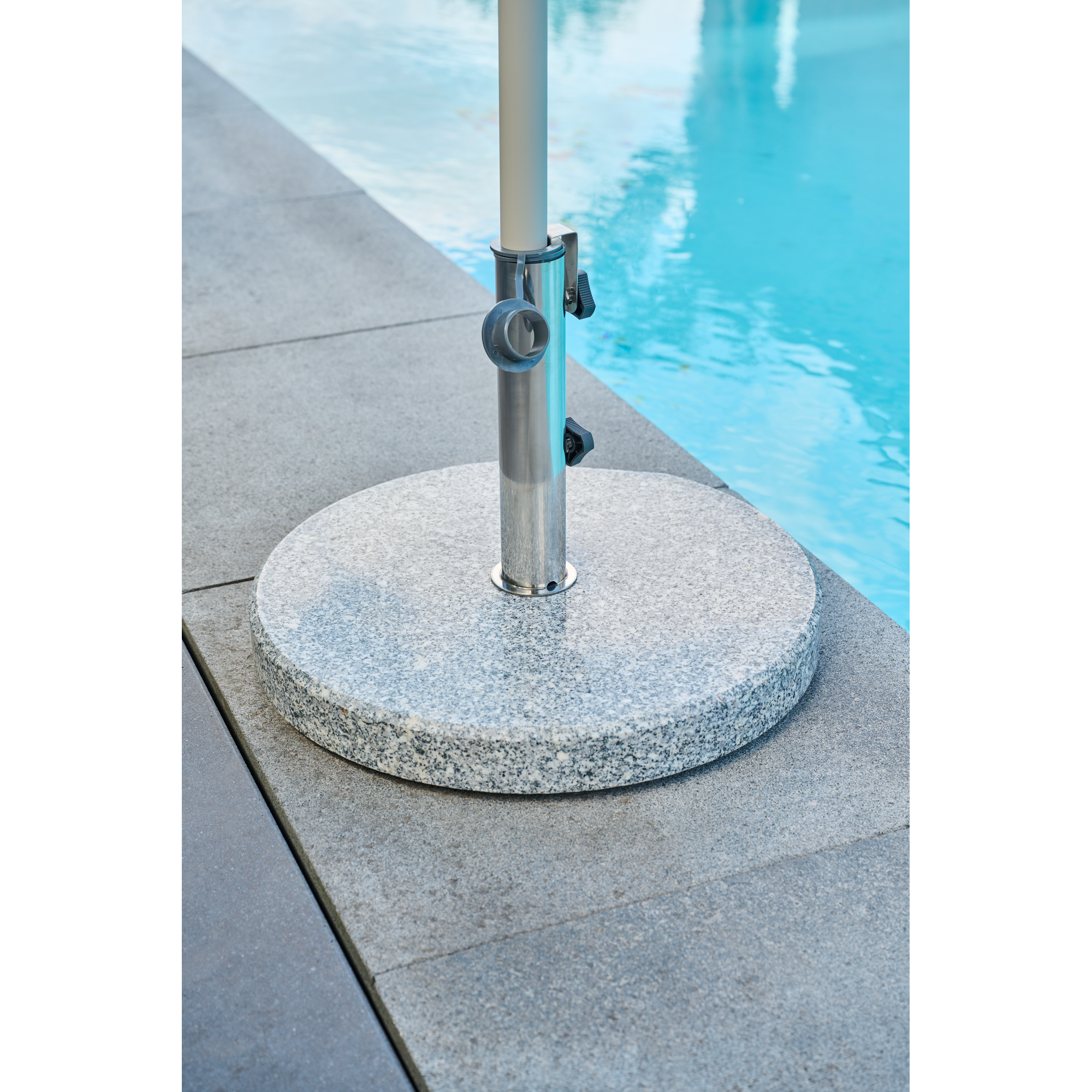 Schirmständer für Schirmmast mit 48 mm Granit Ø 50 x 5,5 cm