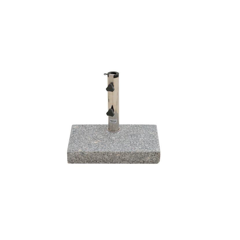 Schirmständer für Schirmmast mit Ø 48 mm Edelstahl 28 x 45 x 7,2 cm