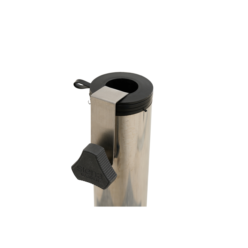 Schirmständer für Schirmmast mit Ø 48 mm Edelstahl 28 x 45 x 7,2 cm