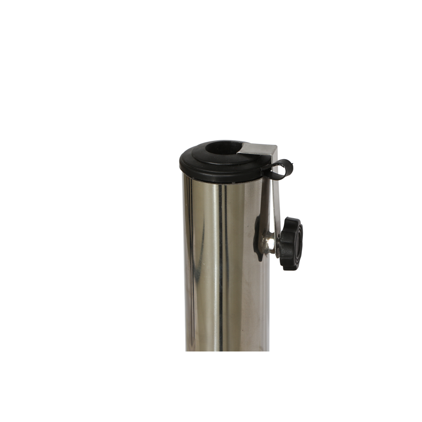 Schirmständer für Schirmmast mit Ø 48 mm Edelstahl 28 x 45 x 7,2 cm