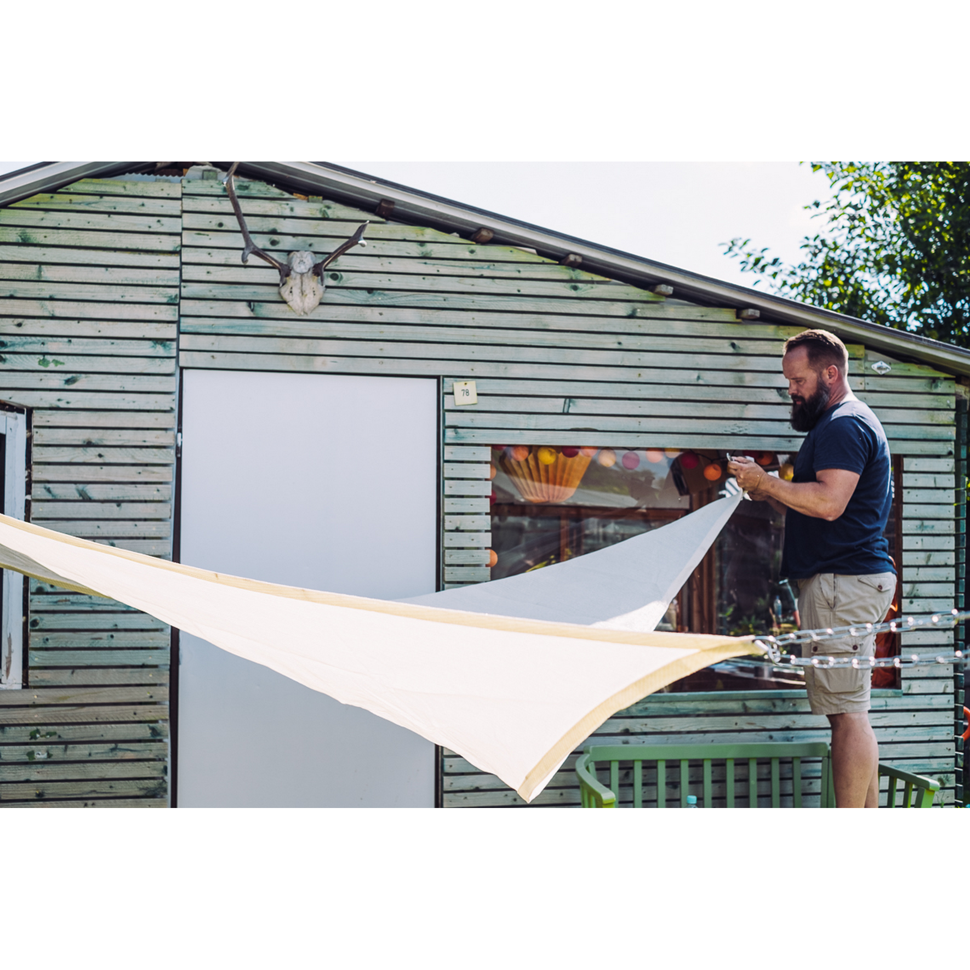 Sonnensegel 'Solino' UV-beständig 360 x 360 x 360 cm