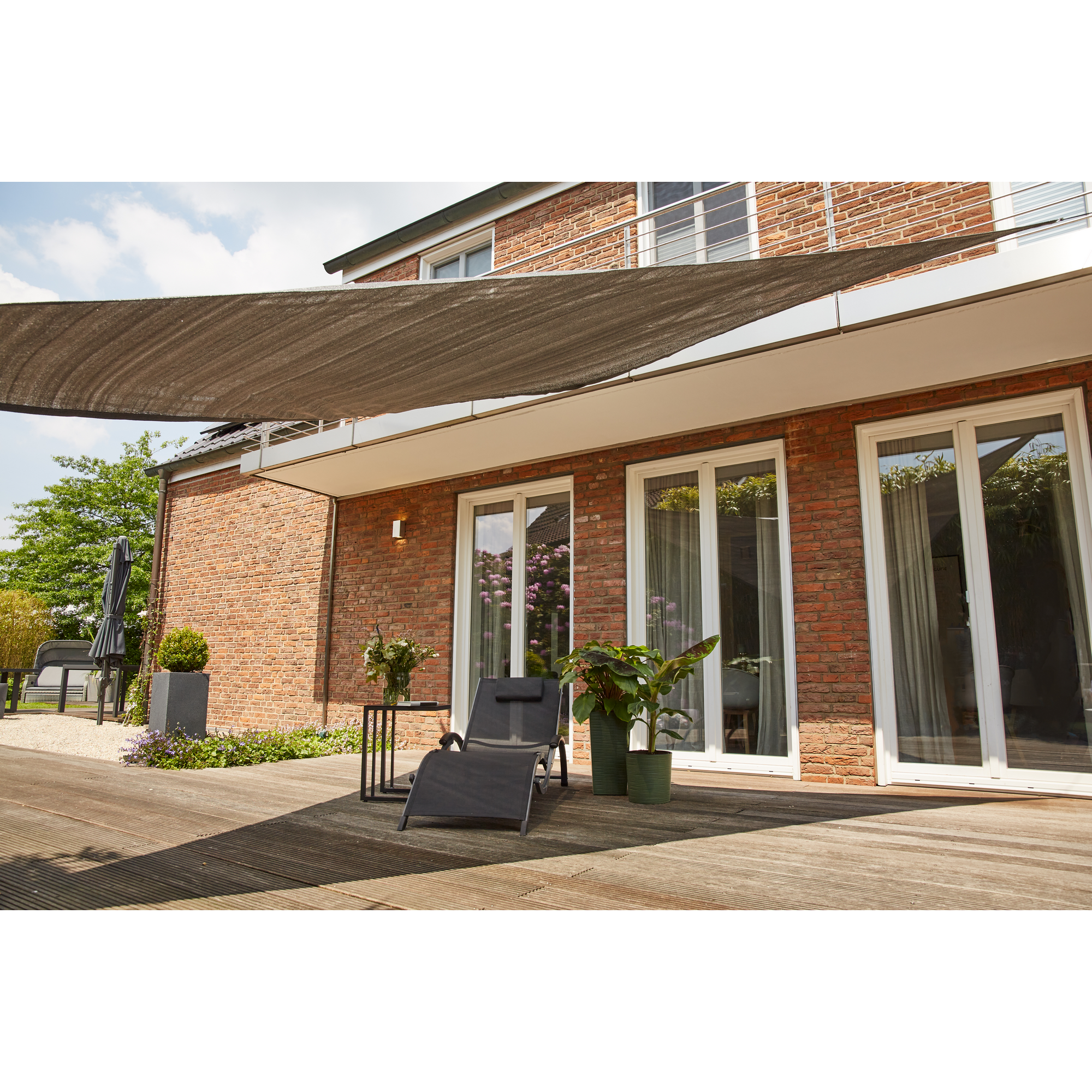 Sonnensegel 'Solino' UV-beständig 360 x 360 x 360 cm
