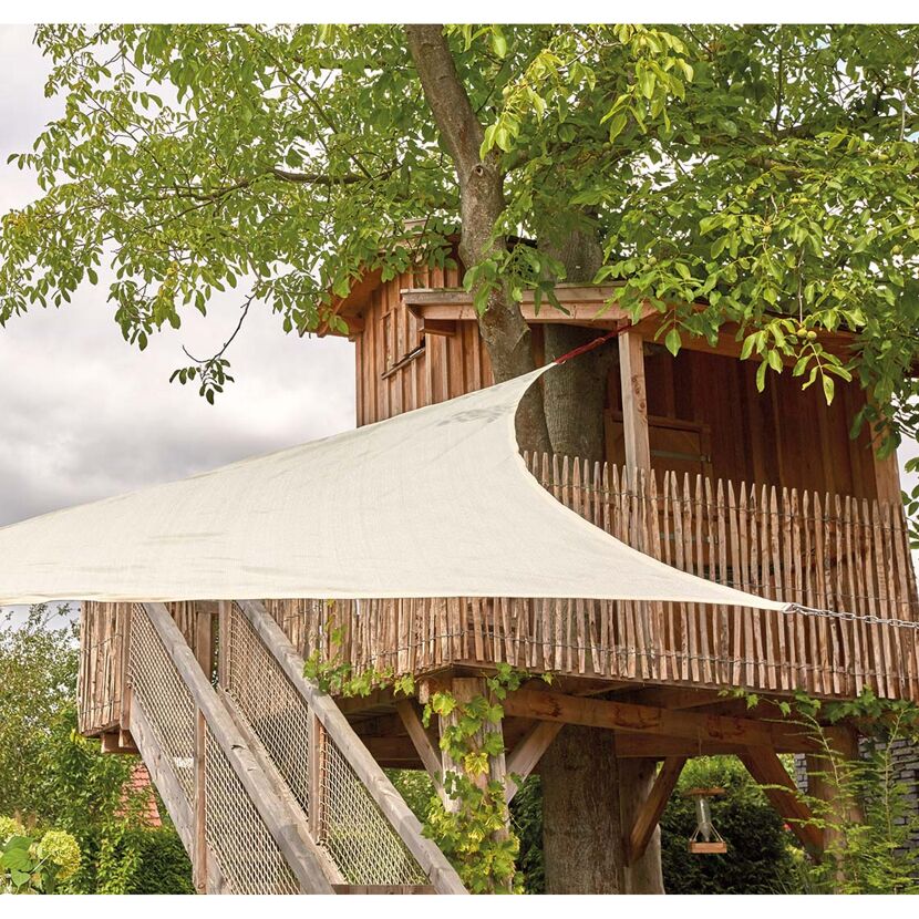 Baumhaus mit Sonnensegel Solino sand