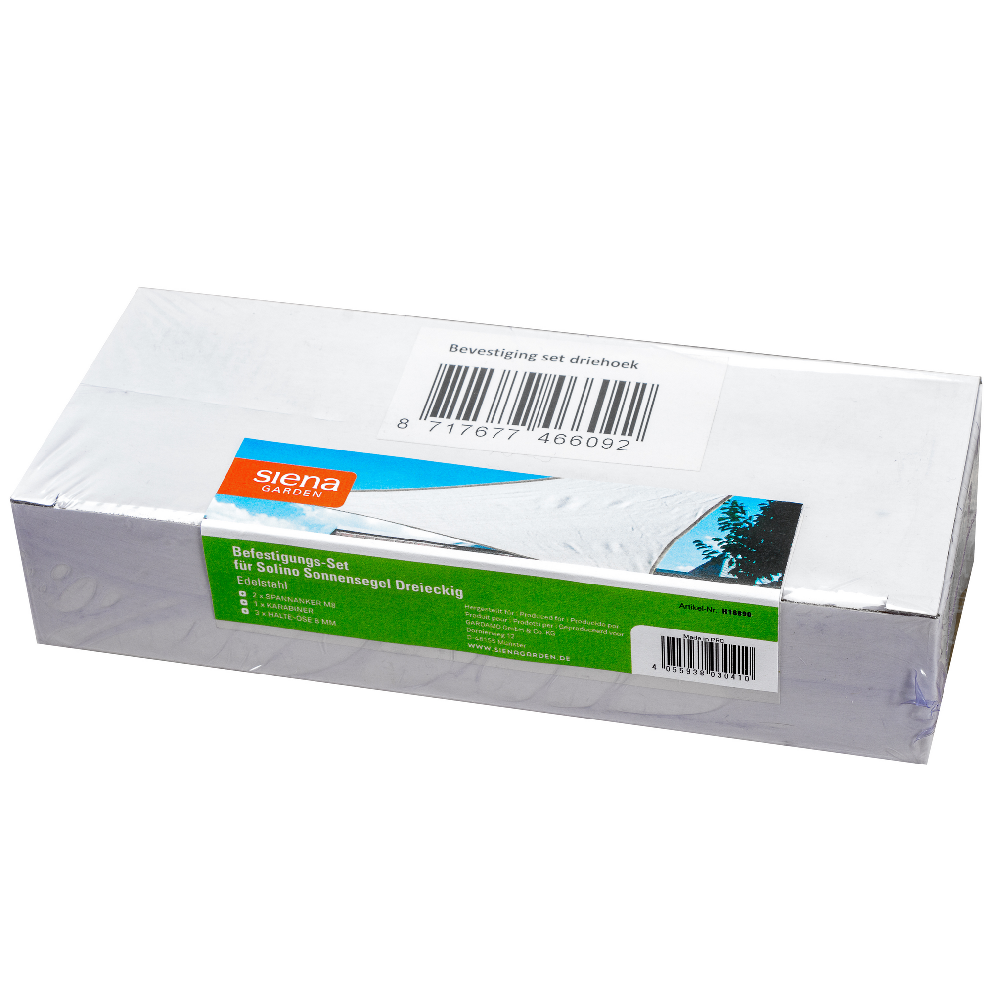 Zubehörset 'Solino' für dreieckige Sonnensegel