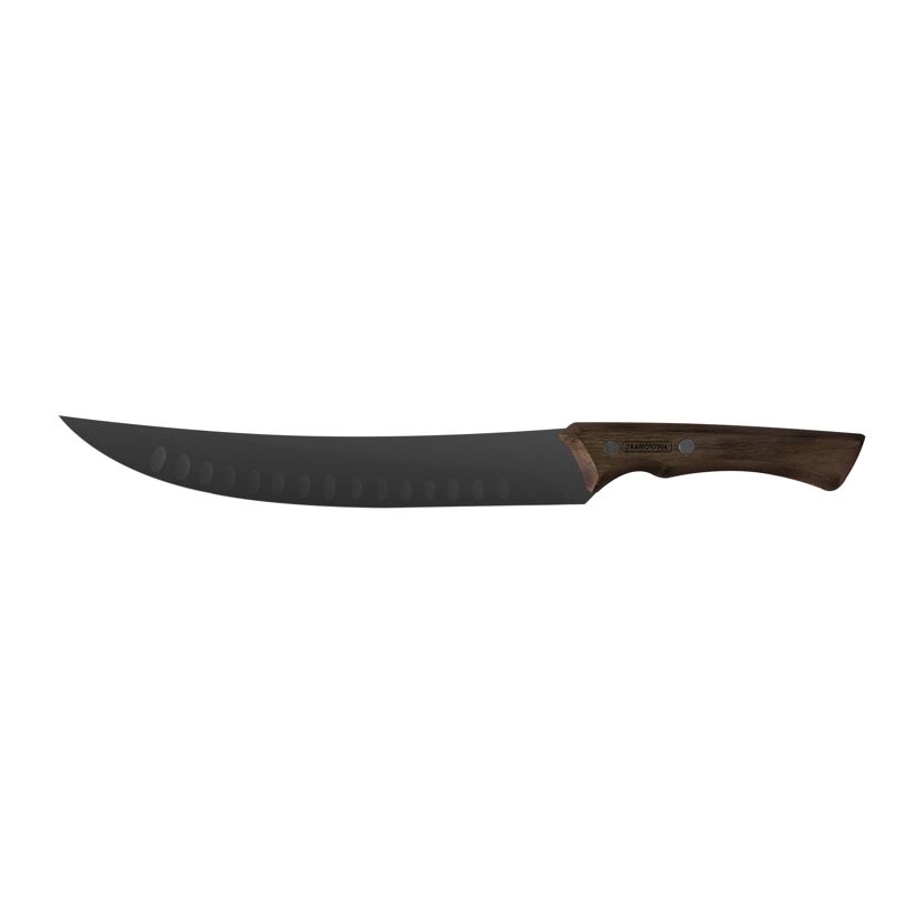 Fleischmesser Edelstahl/Holz 25 cm 38,5 cm