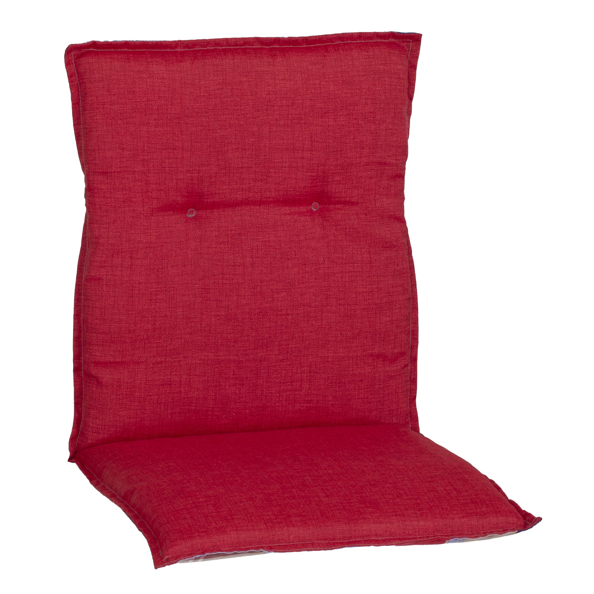 rotes Gartenstuhlkissen