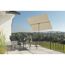 Bebeigefarbener Balkonschirm Avellino 180x130 cm