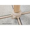 Ampelschirm 'Rhodos Twist Loft' drehbar/neigbar 300 x 300 cm