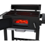 Holzkohlegrill 'Calgary' schwarz 102 x 104 x 67 cm