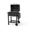 Holzkohlegrill 'Calgary' schwarz 102 x 104 x 67 cm