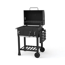 Holzkohlegrill 'Calgary' schwarz 102 x 104 x 67 cm