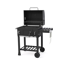 Holzkohlegrill 'Calgary' schwarz 102 x 104 x 67 cm