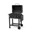 Holzkohlegrill 'Calgary' schwarz 102 x 104 x 67 cm