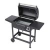 Schwarzer Holzkohlegrill