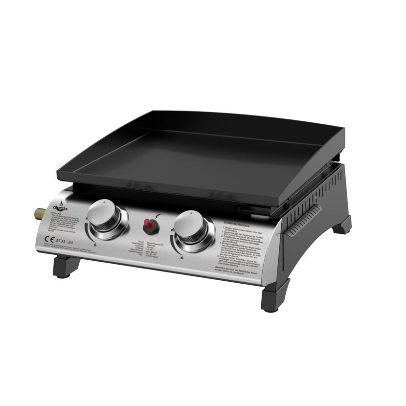 Gasgrill mit Grillplatte