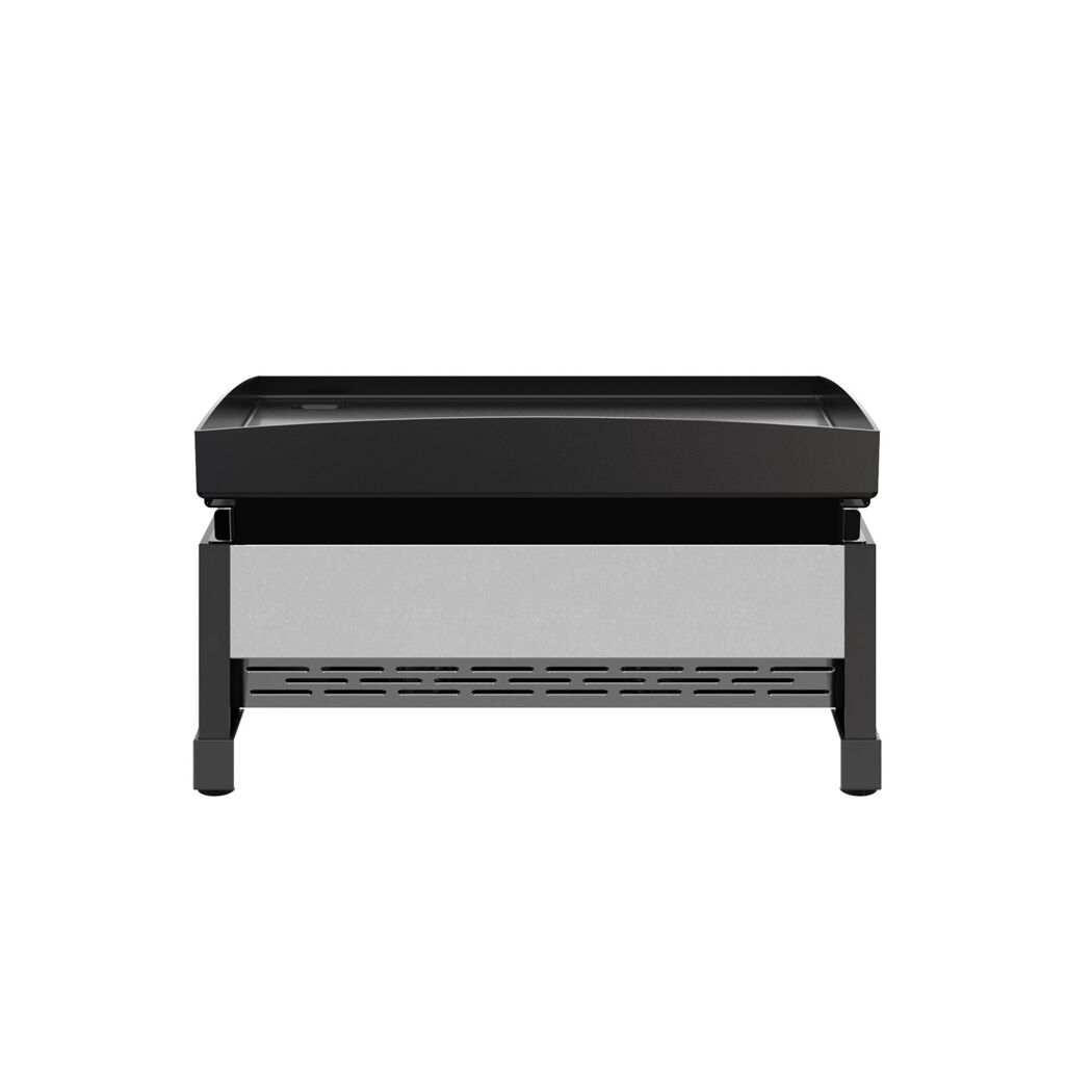 Plancha-Gasgrill mit Ablage