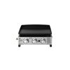 Plancha-Gasgrill 'Austin III' schwarz 50,5 x 24 x 46 cm
