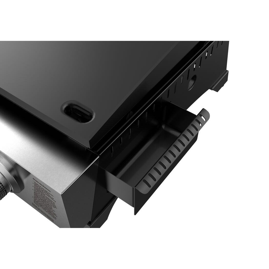 Plancha-Gasgrill 'Austin III' schwarz 50,5 x 24 x 46 cm