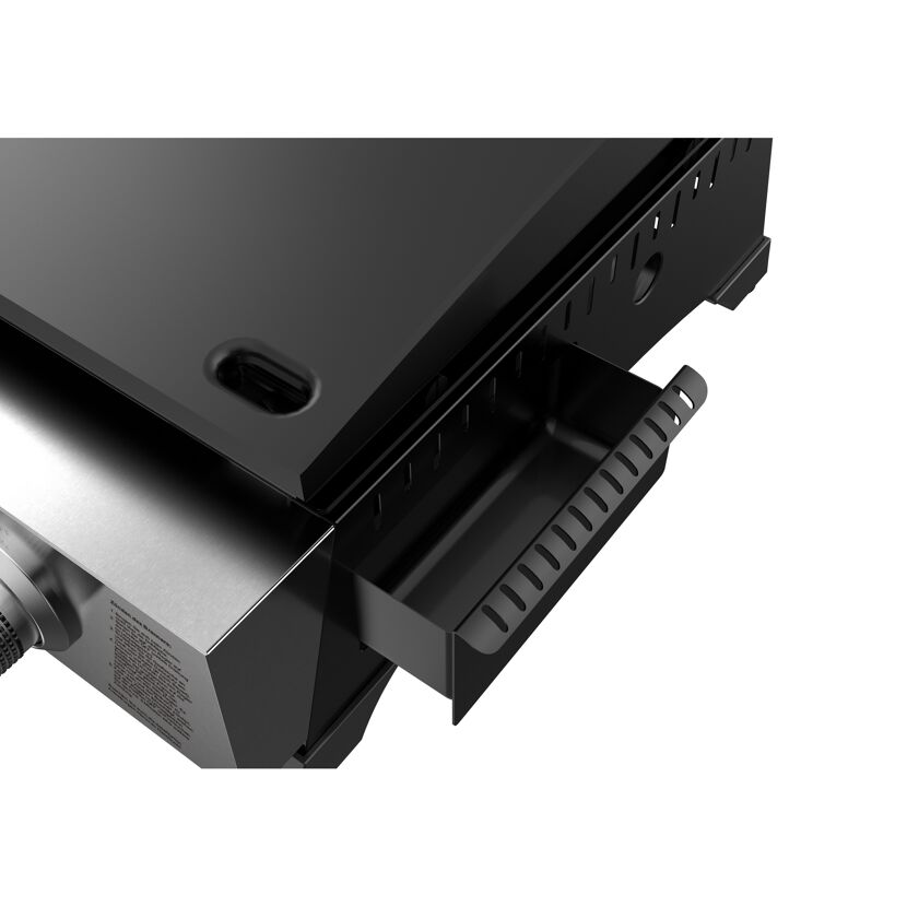 Plancha-Gasgrill 'Austin III' schwarz 50,5 x 24 x 46 cm