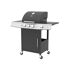 Gasgrill 'Miami' schwarz 110 x 112 x 57 cm