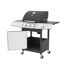 Gasgrill 'Miami' schwarz 110 x 112 x 57 cm