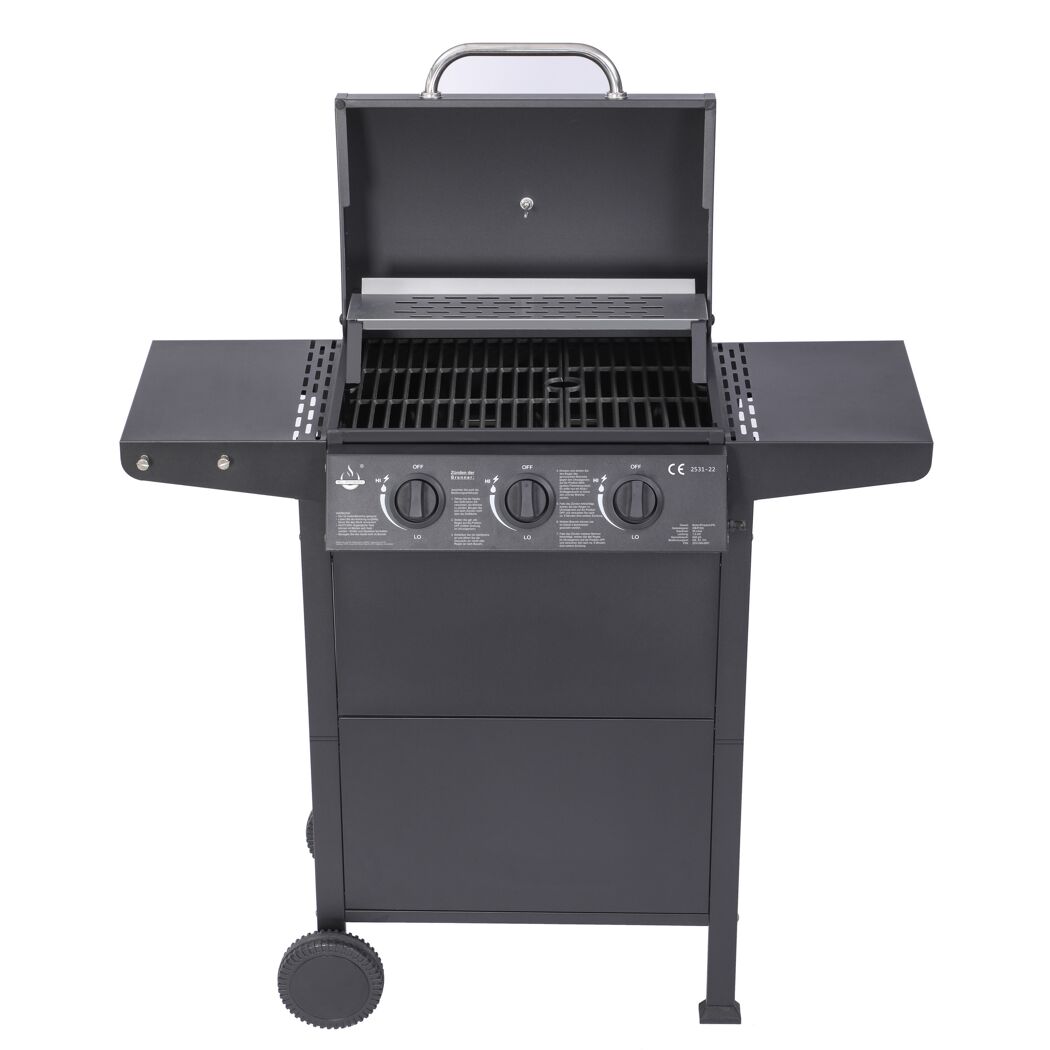 Gasgrill 'San Jose' schwarz 104 x 101,5 x 51 cm