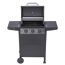 Gasgrill 'San Jose' schwarz 104 x 101,5 x 51 cm