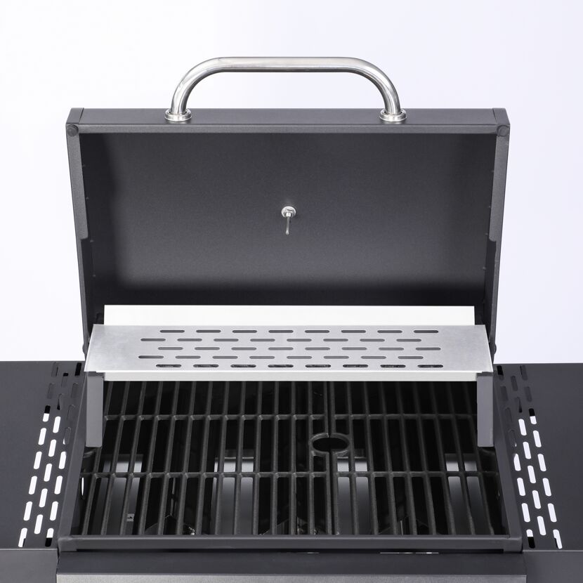 Gasgrill 'San Jose' schwarz 104 x 101,5 x 51 cm