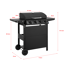 Gasgrill 'San Jose' schwarz 114 x 101,5 x 51 cm