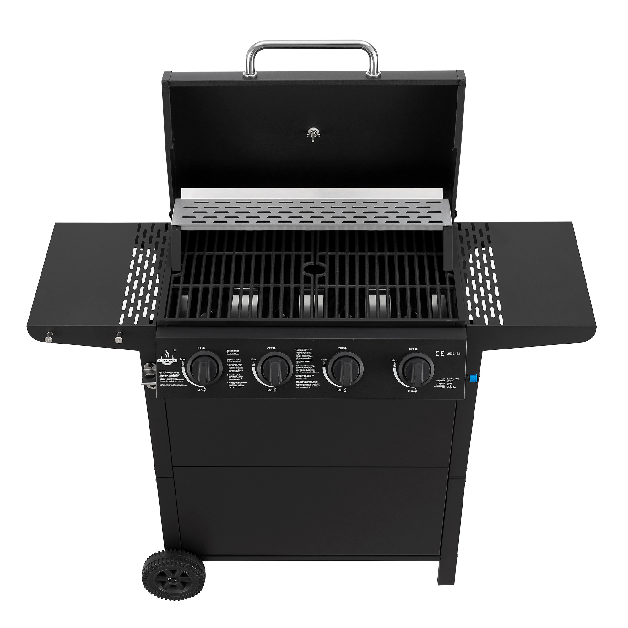 Gasgrill 'San Jose' schwarz 114 x 101,5 x 51 cm + product picture