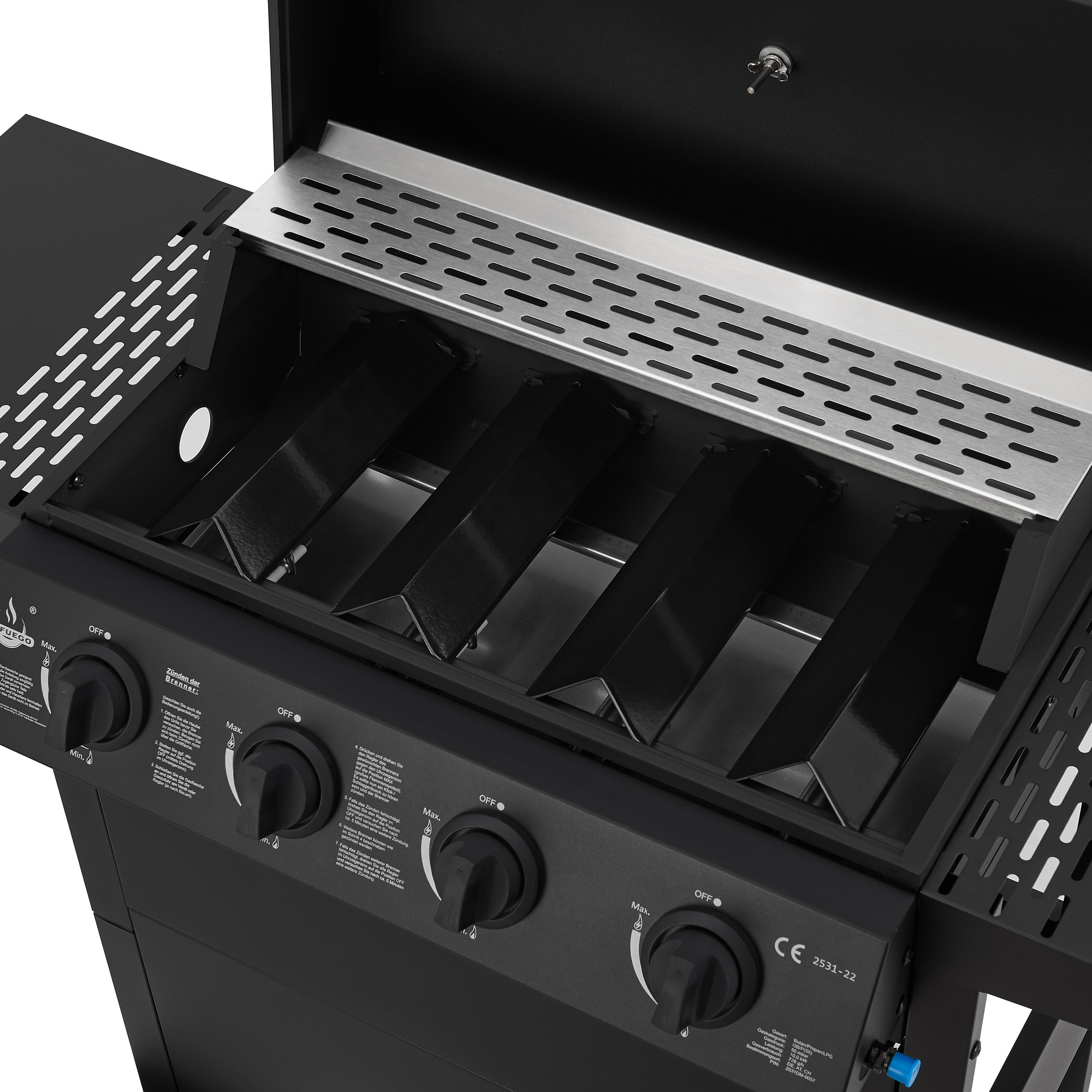 Gasgrill 'San Jose' schwarz 114 x 101,5 x 51 cm + product picture