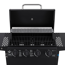 Gasgrill 'San Jose' schwarz 114 x 101,5 x 51 cm
