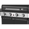 Gasgrill Bedienfeld mit vier Drehreglern