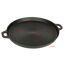 Grillpfanne aus Gusseisen schwarz Ø 34 cm