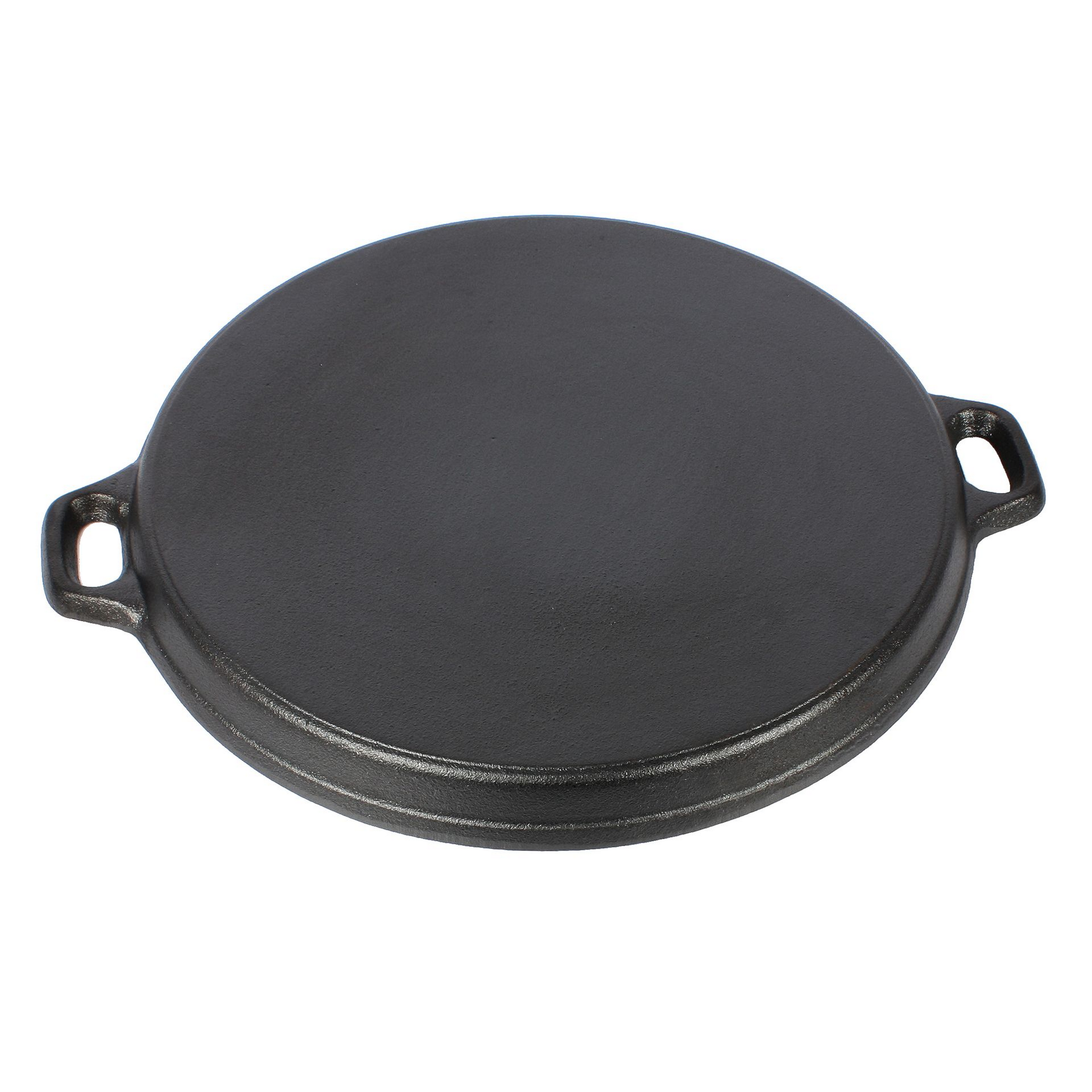 Grillpfanne aus Gusseisen schwarz Ø 34 cm + product picture