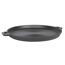 Grillpfanne aus Gusseisen schwarz Ø 34 cm