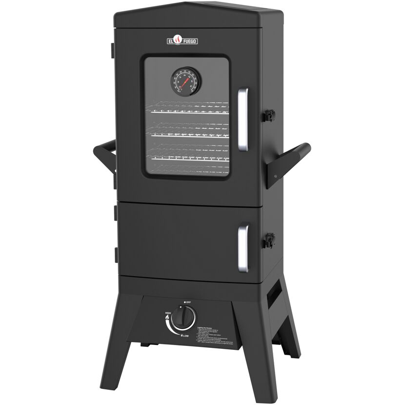 Schwarzer El Fuego Gasgrill Smoker