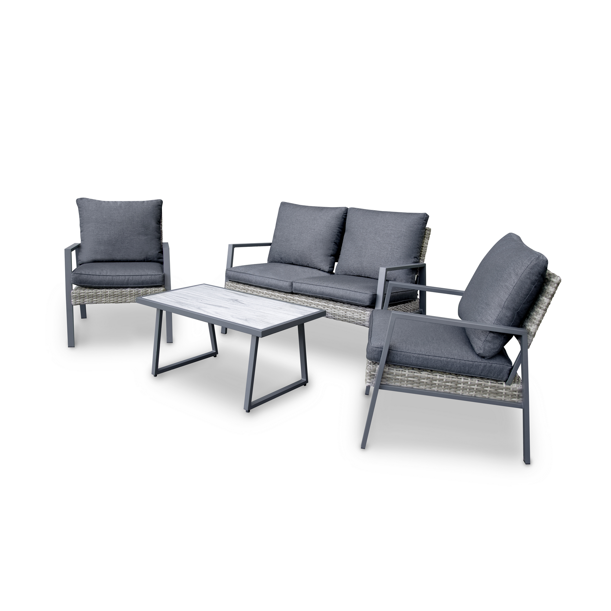 Lounge-Set 'Nizza' anthrazit 5-teilig + product picture