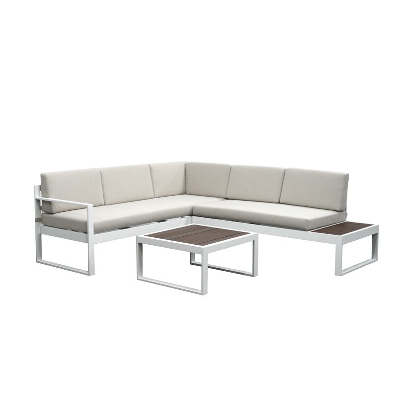 Loungemöbelset 'Lima' Aluminium beige 5-teilig