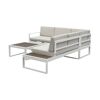 Loungemöbelset 'Lima' Aluminium beige 5-teilig