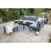 Loungemöbelset 'Braga' Aluminium grau 5-teilig