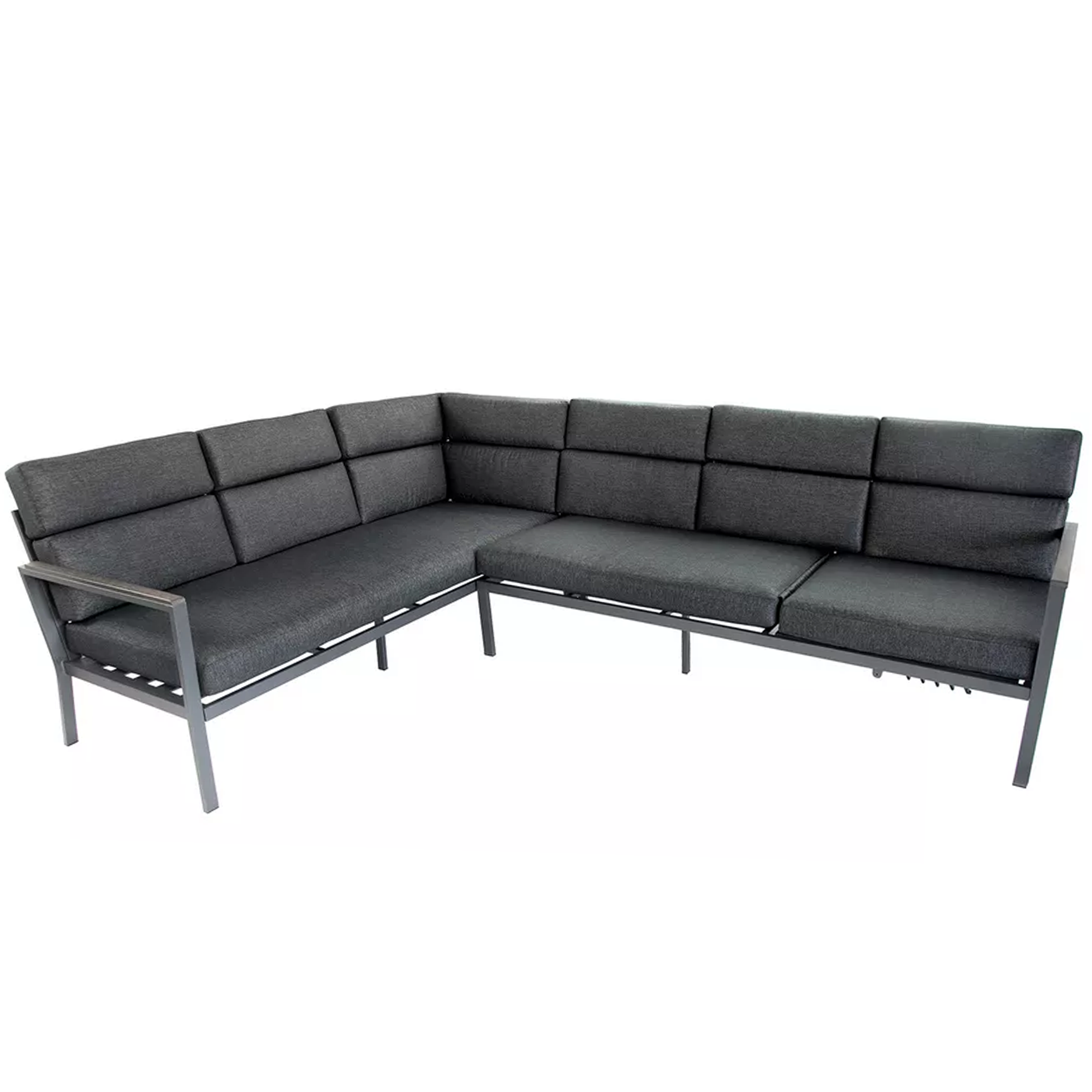 Loungemöbelset 'Sorrent' Aluminium anthrazit 5-teilig