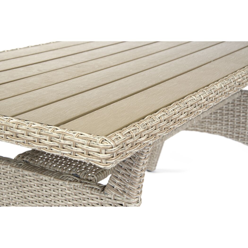 Loungemöbelset 'Prato' Stahl beige 6-teilig