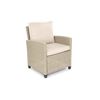 Loungemöbelset 'Prato' Stahl beige 6-teilig