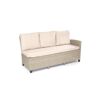 Loungemöbelset 'Prato' Stahl beige 6-teilig